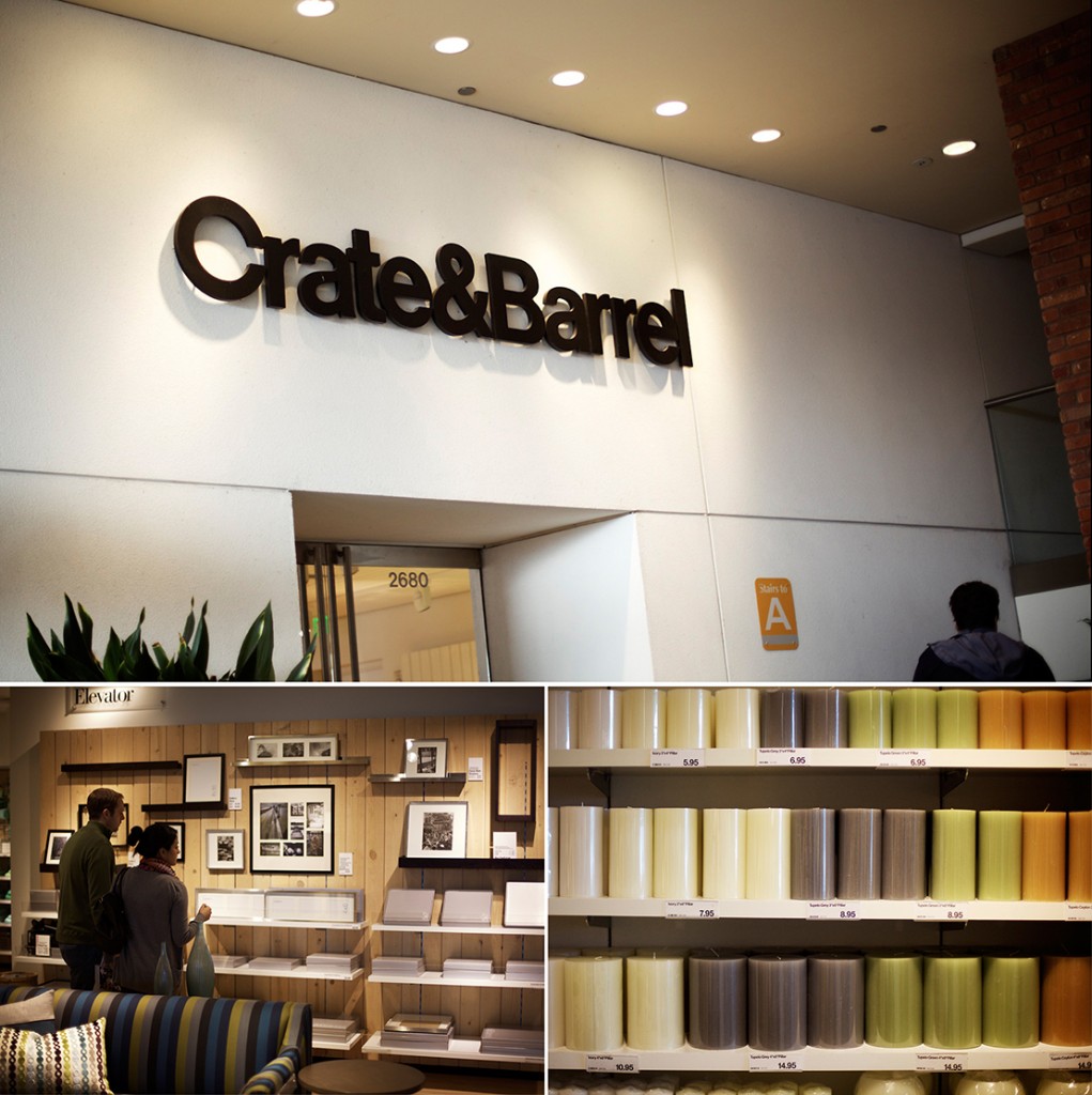 Crate and Barrel Wedding Registry Event