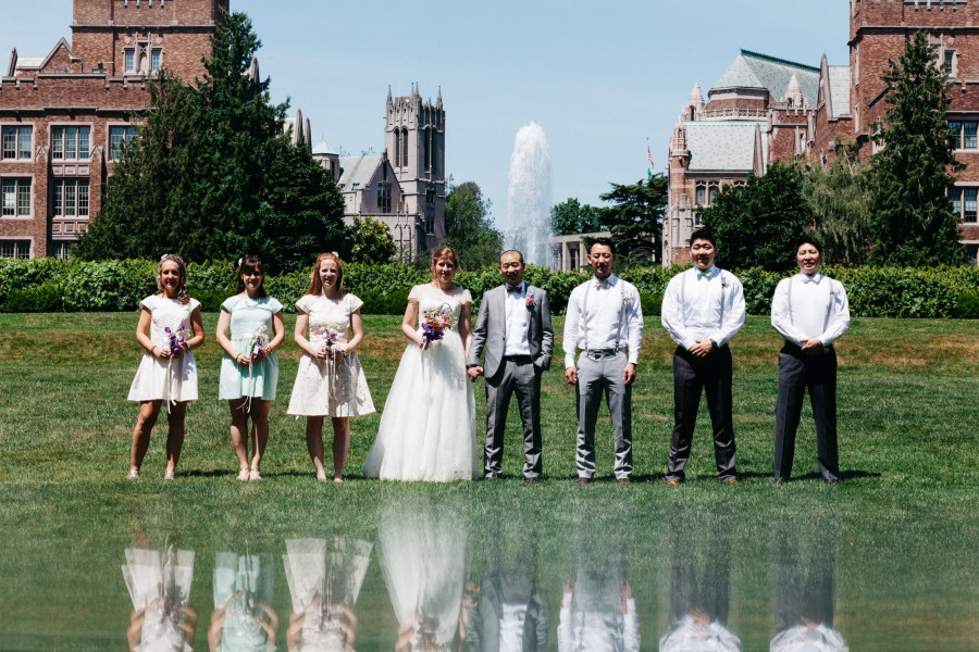 wedding photography university of washington