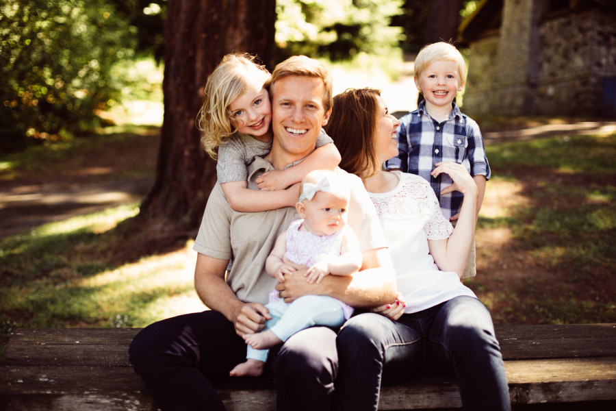 family photos at carkeek park