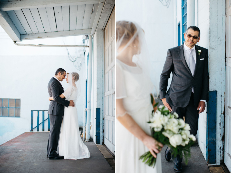 industrial wedding photos