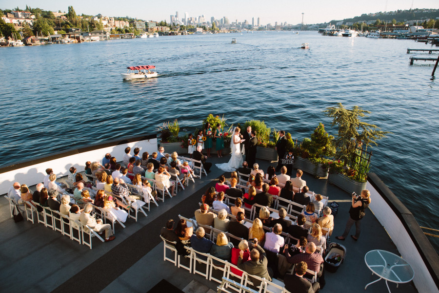 seattle ferry boat wedding