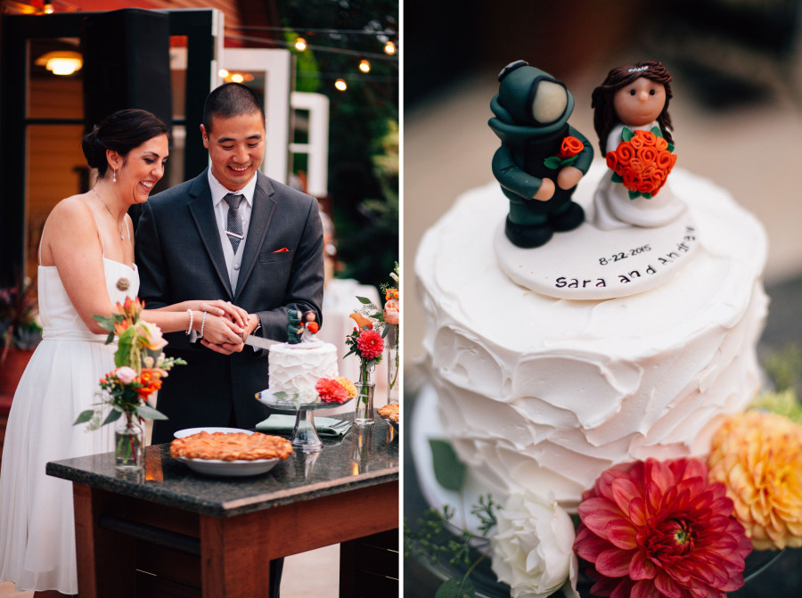 seattle wedding cake photos