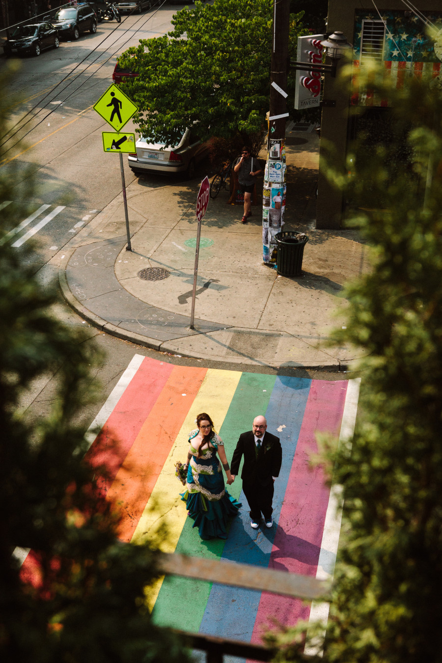 sole repair shop wedding photos