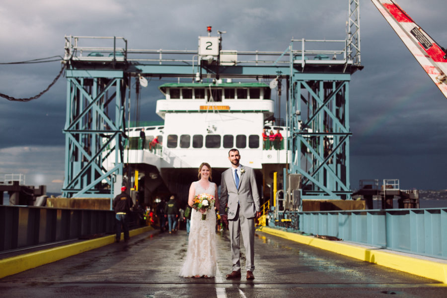 ferry wedding photos seattle