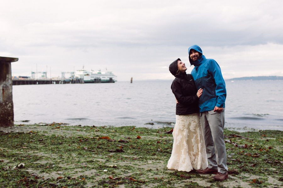 ferry wedding photos seattle